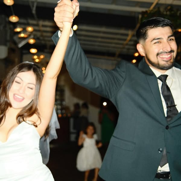 Couple getting married at Maverick Texas Brasserie Couple getting married at Maverick Texas Brasserie