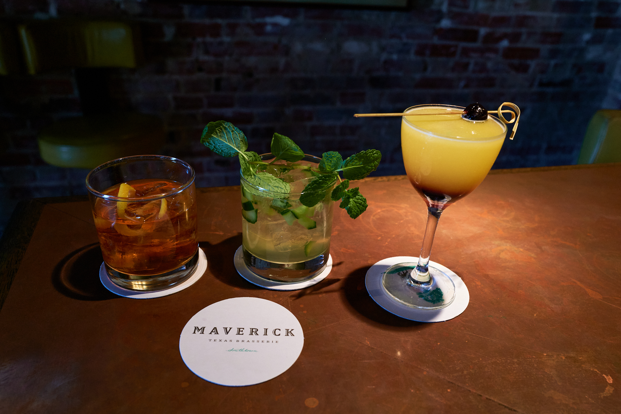 Cocktails at Maverick